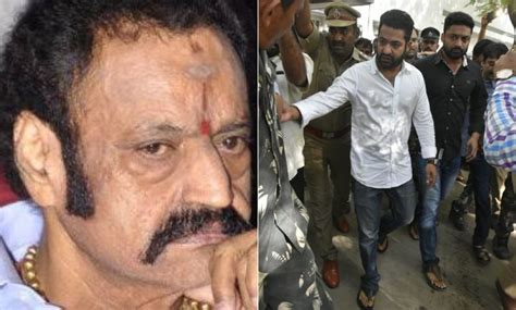 Jr NTR breaks down as he reaches hospital after father Nadamuri ...