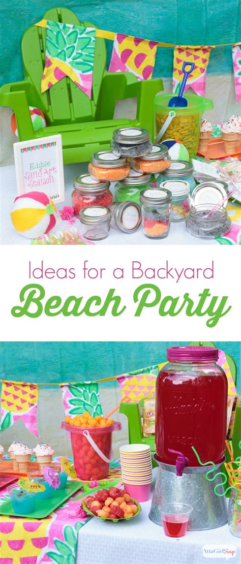 Beach Party Ideas for the Backyard: Kids will love these!