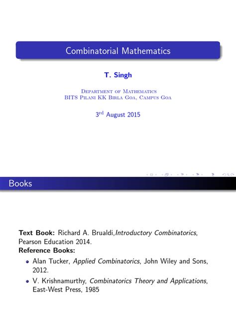 Combinatorics | PDF | Combinatorics | Teaching Mathematics