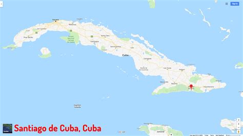 Santiago de Cuba Map - Cuba