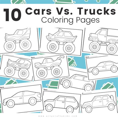 10 Cool Cars Grid Drawings - Arty Crafty Kids