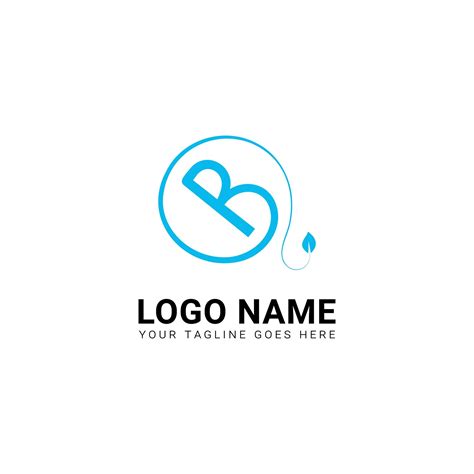 Free Vector B Logo in blue color variation. Beautiful Logotype design ...