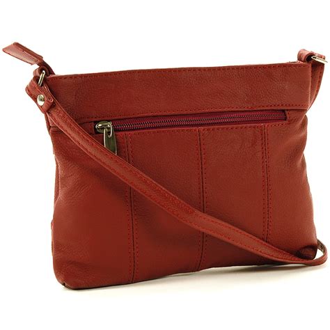 Women's Genuine Leather Handbag Cross Body Bag Shoulder Bag Organizer ...