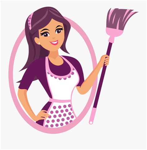 Lupe"s House Cleaning Logo - Cleaning Lady House Cleaning Logo , Free ...