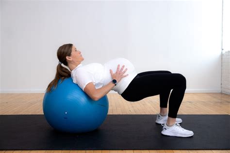 6 Pregnancy Ball Exercises (Prep for Labor) | Nourish Move Love