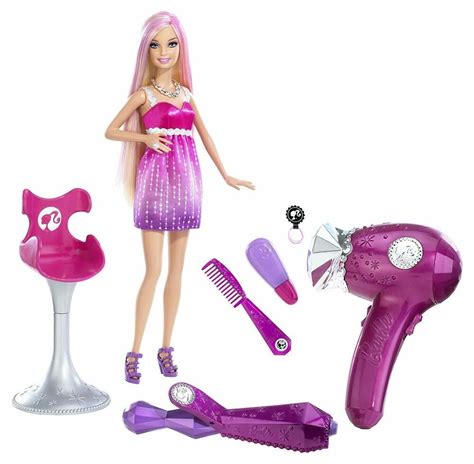 Barbie Loves Glitter Blowdryer Doll MINT #Mattel #Dolls | Barbie hair ...