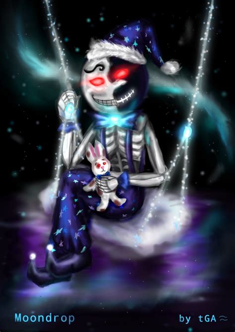 My design of the Moon animatronic. I hope he'll bring you sweet dreams ...