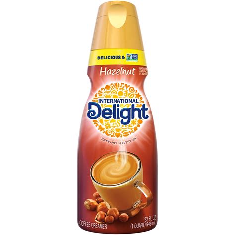 International Delight Hazelnut Coffee Creamer, 1 Quart - Walmart.com