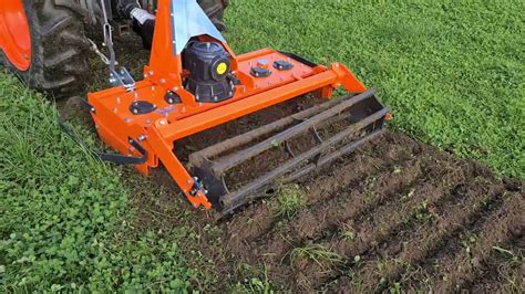 0.9m Compact Tractor Power Harrow - YouTube