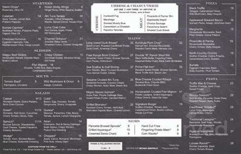 City Cellar Wine Bar & Grill menu in Westbury, New York, USA