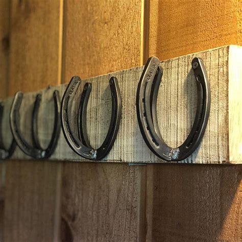 Rustic Horseshoe Coat and Hat Rack Hand Crafted Hand - Etsy