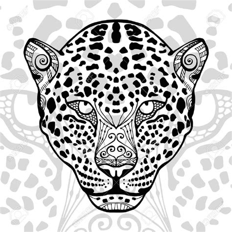 Mandala Cheetah Face Coloring Page - Download, Print Now!