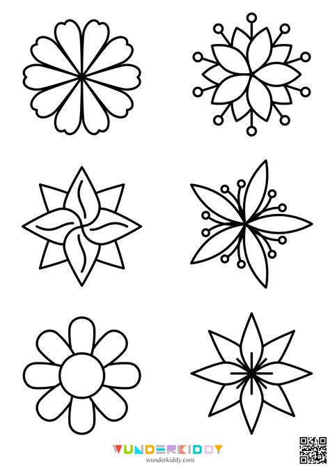 Free Printable Spring Flower Templates for Kids PDF