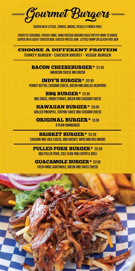 Our Menu | The Burger Joint