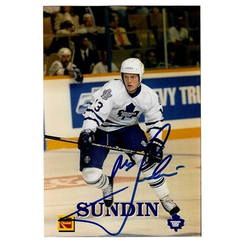 Mats Sundin Autograph / Mats Sundin Autographed Hockey Stick / From ...