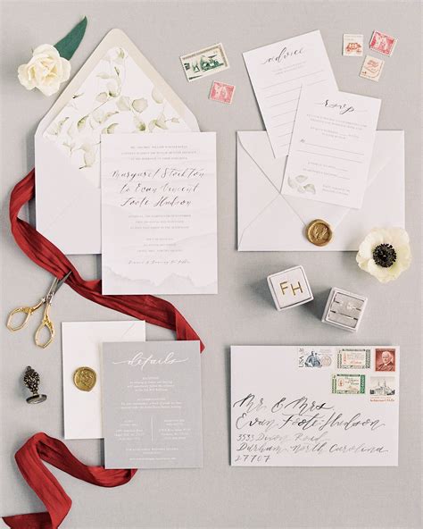 Gorgeous Wedding Invitations with Wax Seals | Martha Stewart Weddings