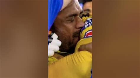 Dhoni crying In IPL 2023 #shorts - YouTube