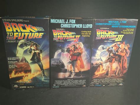 Back to the Future VHS Trilogy Tapes Used - Etsy