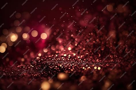 Premium AI Image | A red background with gold glitter and a red background