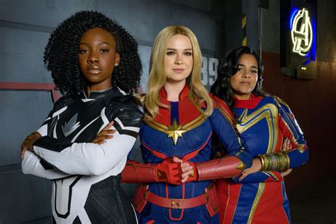 Captain Marvel, Ms. Marvel, and Monica Rambeau Assemble at Avengers ...