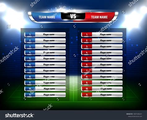 855 Soccer List Of Players Images, Stock Photos & Vectors | Shutterstock