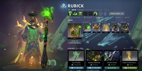 Dear Valve, please make the Rubick arcana a headpiece so i can wear my ...