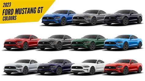 2023 Ford Mustang GT Fastback - All Color Options - Images | AUTOBICS ...