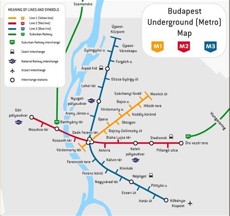 Budapest tram 2 mappa del percorso del Tram 2 pianta di budapest (Ungheria)