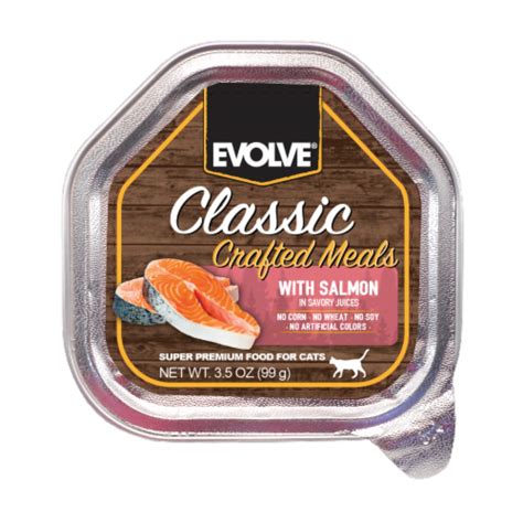 Evolve® Classic Crafted Meals Salmon Wet Cat Food, 3.5 oz - Kroger