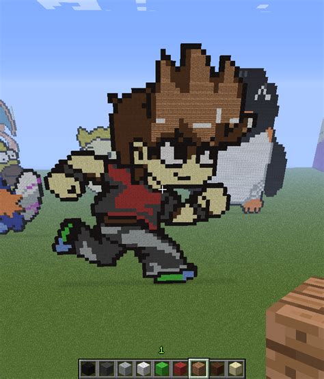 scott pilgrim - minecraft pixel art by Rest-In-Pixels on DeviantArt