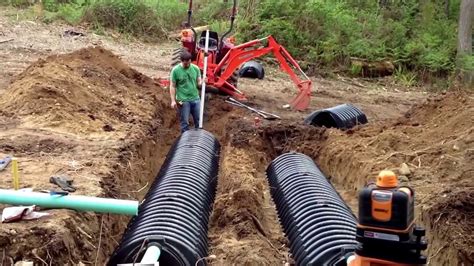 How to install your own septic system - Building a house - YouTube