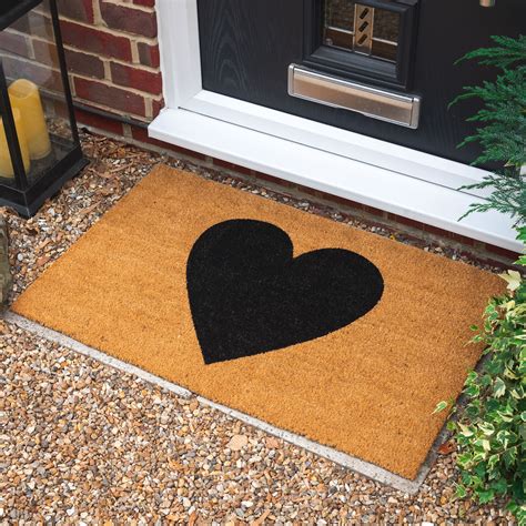 Door Mat Doormats Non Slip Natural Coir Welcome Indoor Outdoor Home ...