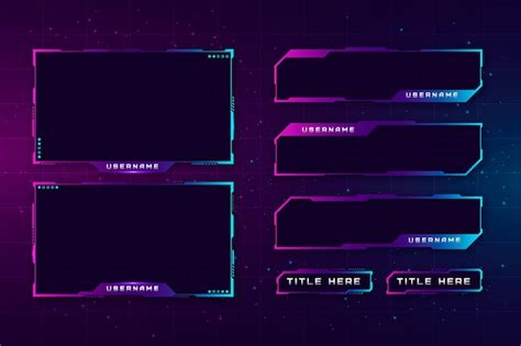 Gaming Twitch Panels Images | Free Vectors, Stock Photos & PSD