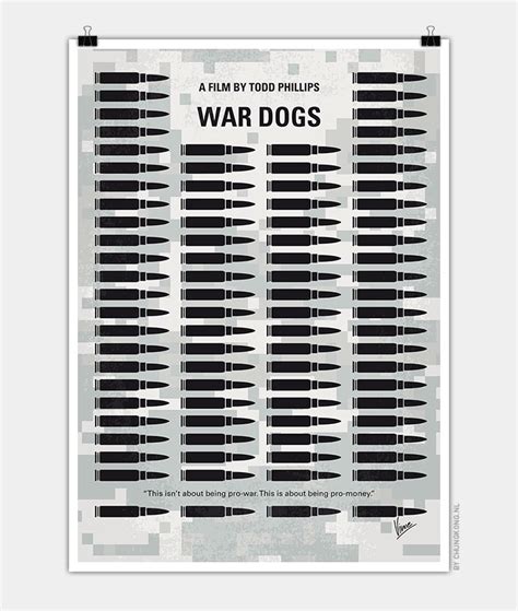 No1032 My War Dogs minimal movie poster | CHUNGKONG