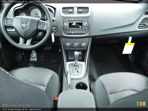 Black Interior Dashboard for the 2013 Dodge Avenger SE V6 #72847989 ...