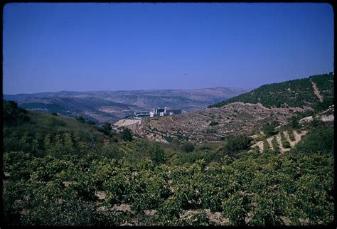 View of Hadassah Hospital in Jerusalem - digital file from original ...