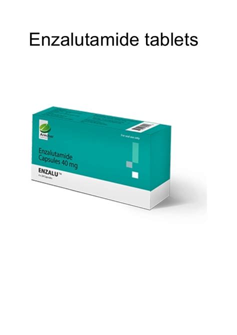 Enzalutamide tablets