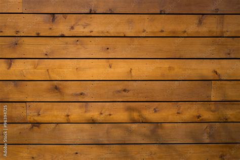 Cedar Wood Planks Wall Background Stock Photo | Adobe Stock