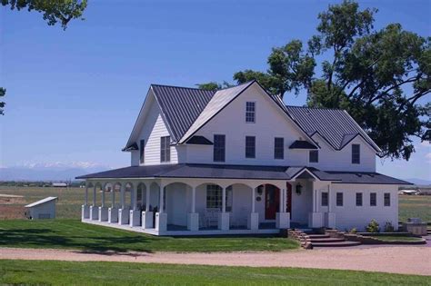 Colonial Farmhouse Plans Wrap Around Porch — Randolph Indoor and ...