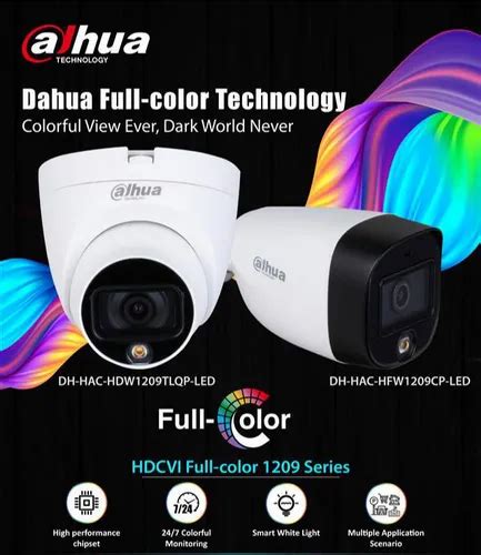 1920x1080 Dahua Full Color CCTV Cameras, For Outdoor, Model Name/number ...