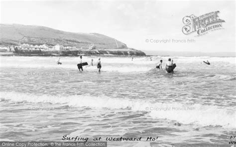 Photo of Westward Ho!, Surfing c.1960 - Francis Frith