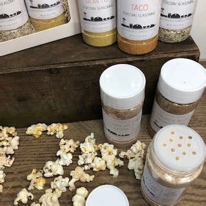 Gourmet Popcorn Seasoning Gift Set Customize With Your Choice of 3 ...