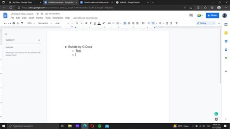 How to make Sub-Bullet Points in Google Docs (An Ultimate Guide ...