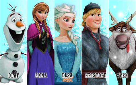 Frozen Characters: All List and Cast | LovelyCharacters.com