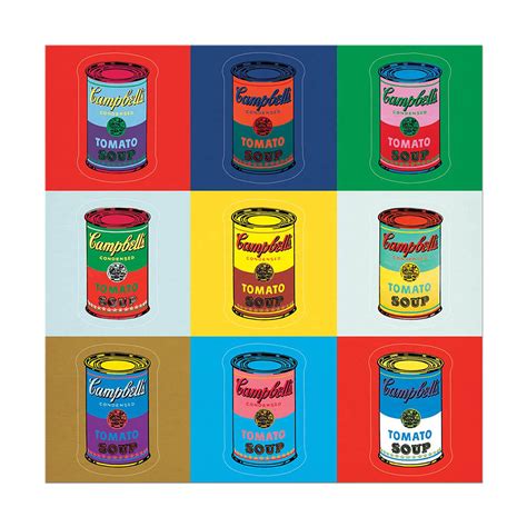 Sticker-Sheet - Warhol Campbell's Soup Cans | Fondation Beyeler Shop