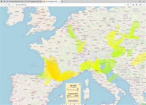 VHF Propagation Map