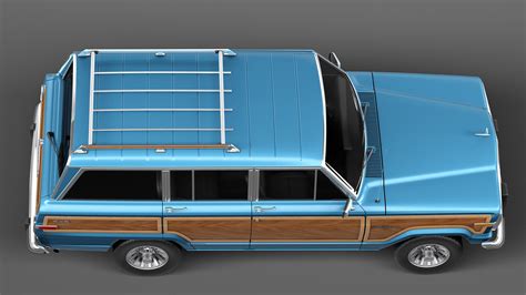 Jeep Wagoneer Woody 1980 - 3D Model by SQUIR