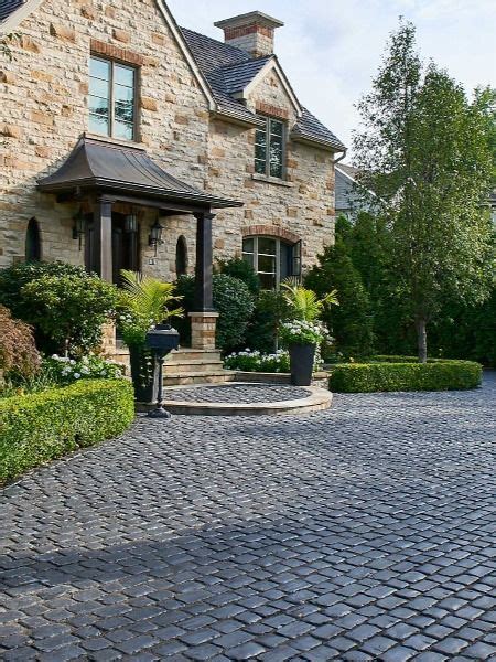 Charming Cobblestones | Pavement design, Driveway design, Stone driveway