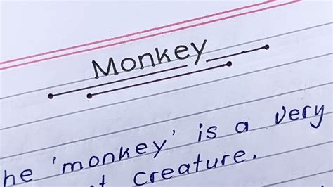 10 lines on Monkey in English | Monkey essay in English | essay on ...