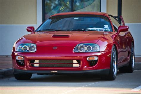 Red Mk4 Supra | Houston Coffee & Cars - September 2013 | FLWill | Flickr